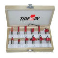 12 Set T.c.t Router Bit Sets With Silver Welding Or Copper Welding